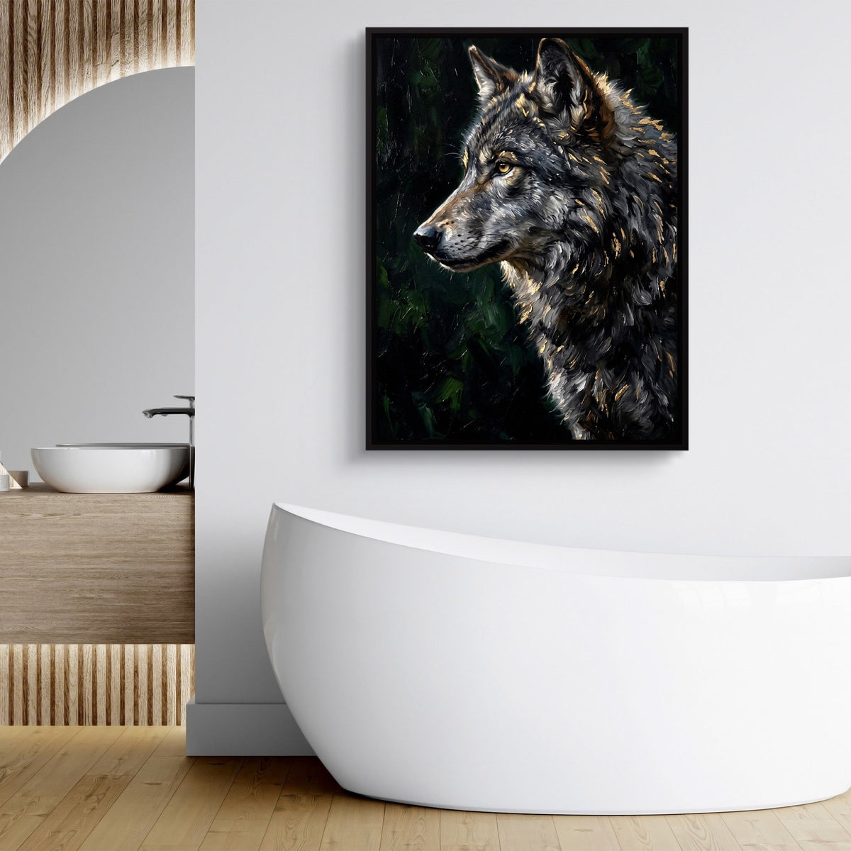 Wolf's Forest Watch - Luxury Wall Art