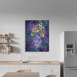 Woman Golden Dream — woman golden dream sq kitchen wall 1port flush print