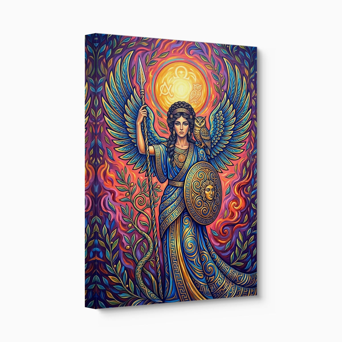 Woman's Mythic Stand - Luxury Wall Art