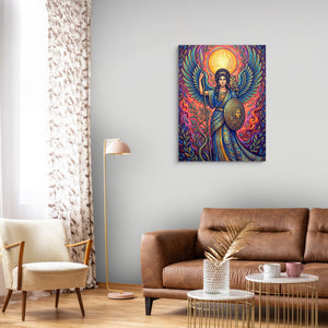 Woman's Mythic Stand - Luxury Wall Art
