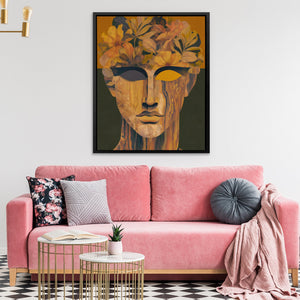 Wooden Bloom Portrait - Luxury Wall Art