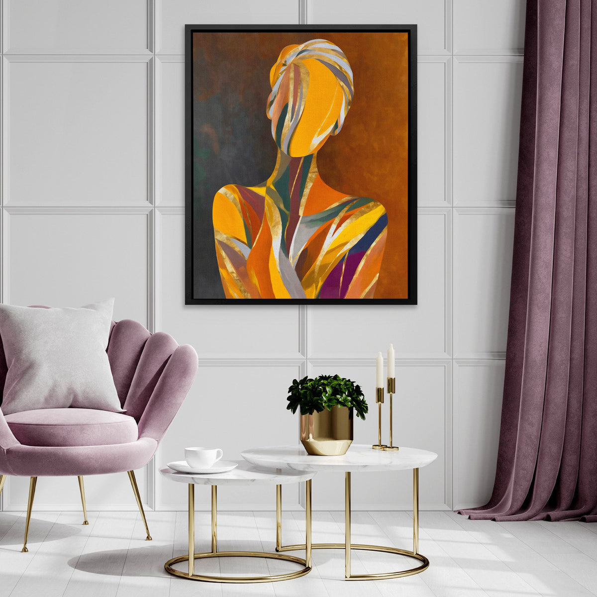 Wrapped in Gold - Luxury Wall Art