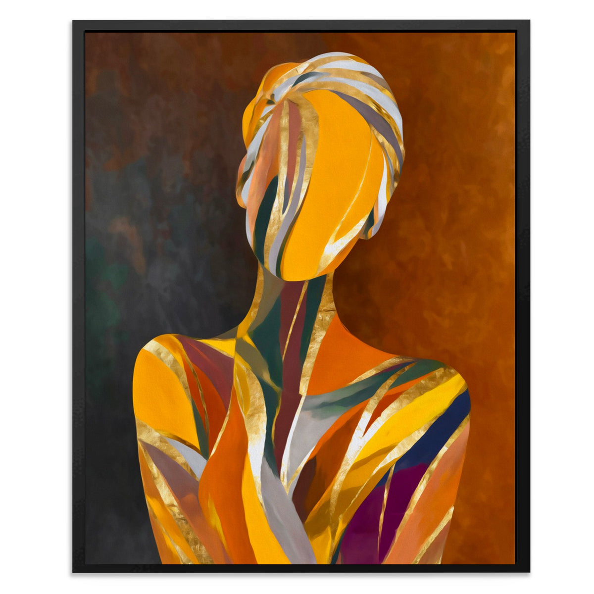 Wrapped in Gold - Luxury Wall Art