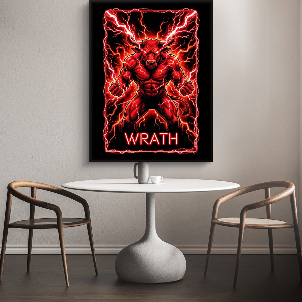 Wrathful Minotaur - Luxury Wall Art