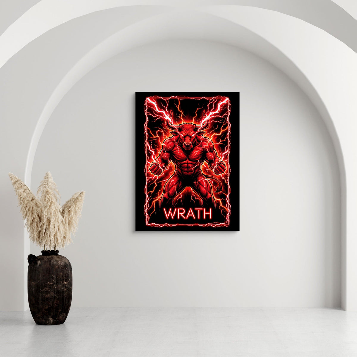 Wrathful Minotaur - Luxury Wall Art