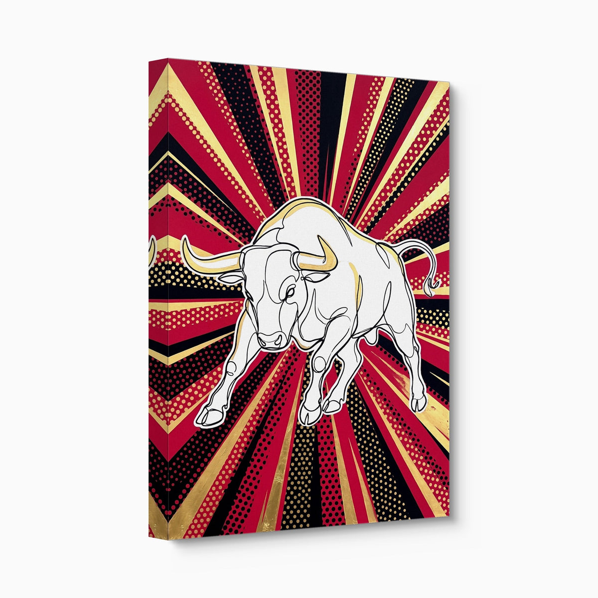 WS Bull Pop 1 - Luxury Wall Art