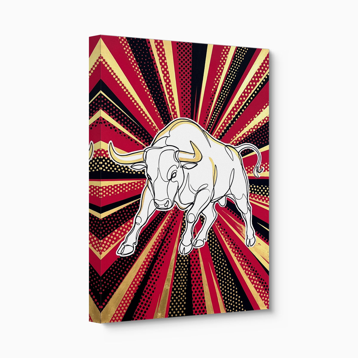 WS Bull Pop 1 — ws bull pop 1 angled flush print