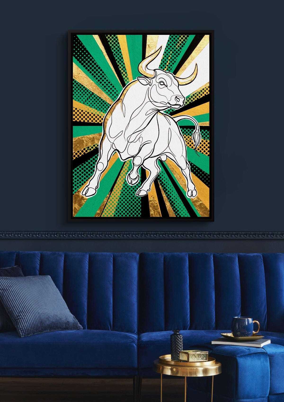 WS Bull Pop 2 - Luxury Wall Art