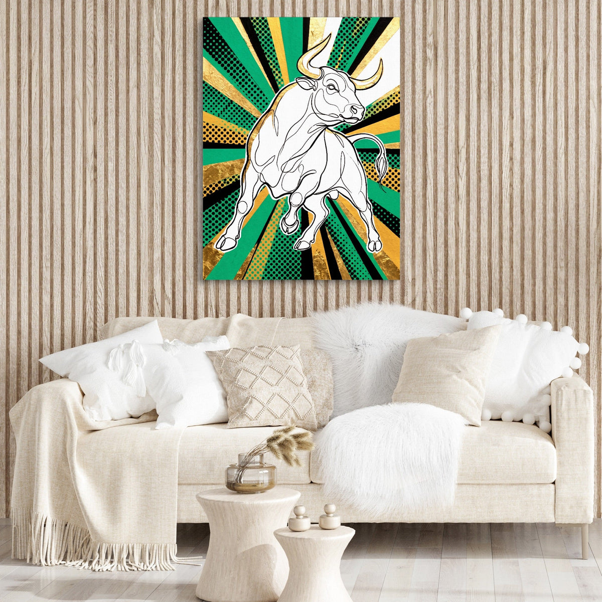 WS Bull Pop 2 - Luxury Wall Art