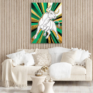 WS Bull Pop 2 - Luxury Wall Art