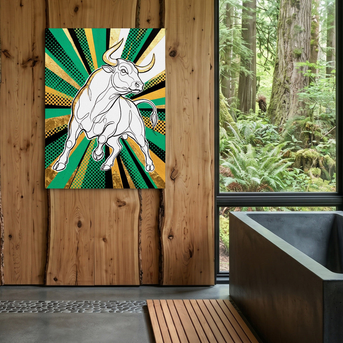 WS Bull Pop 2 - Luxury Wall Art