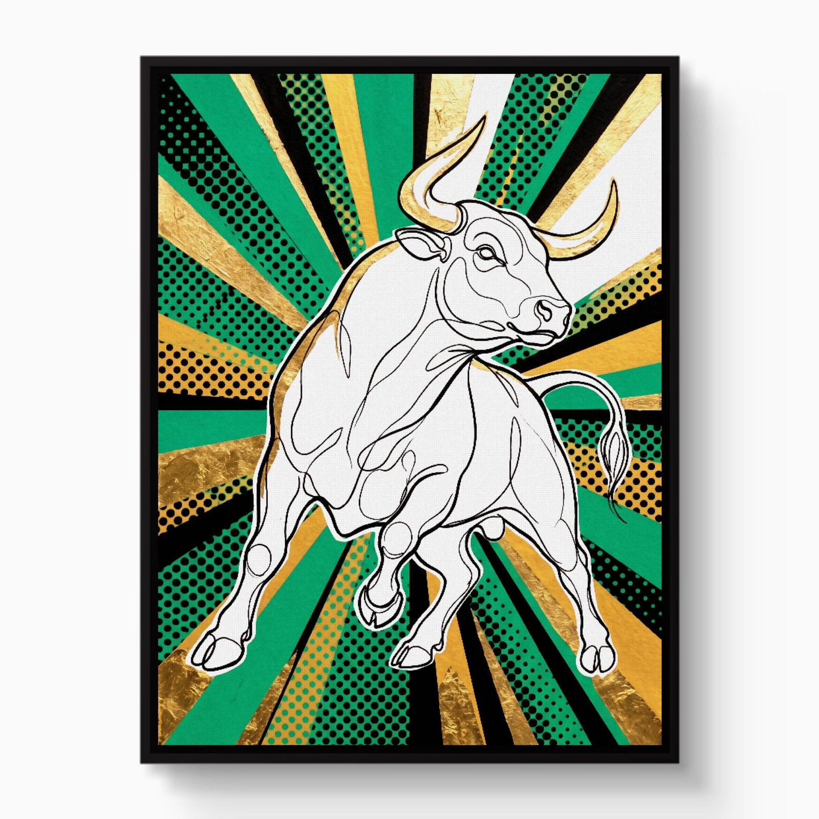 WS Bull Pop 2 - Luxury Wall Art