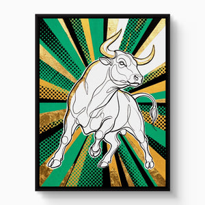 WS Bull Pop 2 - Luxury Wall Art