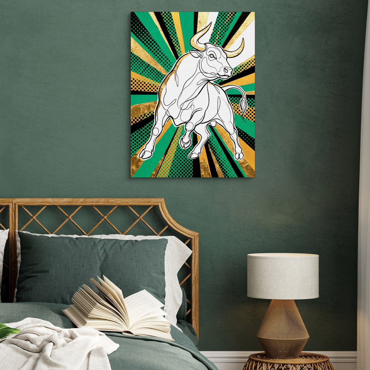 WS Bull Pop 2 - Luxury Wall Art