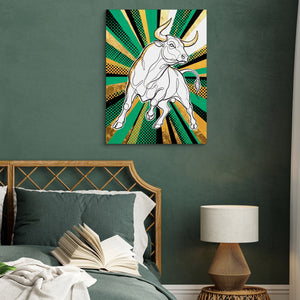 WS Bull Pop 2 - Luxury Wall Art