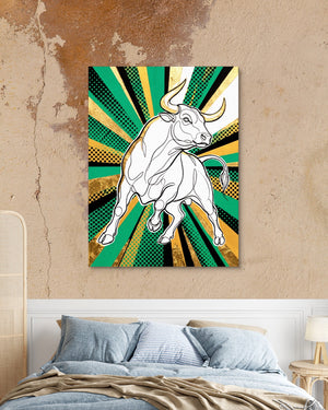 WS Bull Pop 2 - Luxury Wall Art