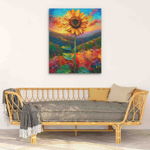 Yellow Sunflower - Luxury Wall Art