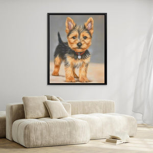 Yorkshire Terrier Portrait - Luxury Wall Art