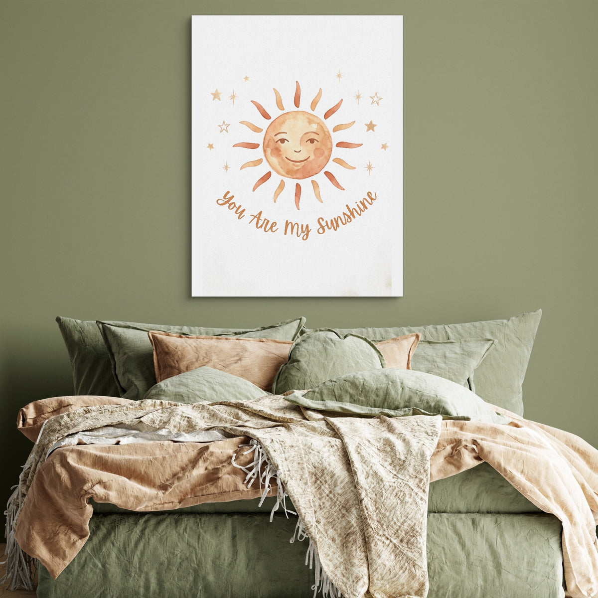You Are My Sunshine — you are my sunshine sq green bedroom 1port flush print