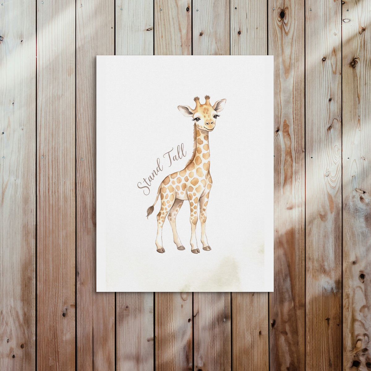 Young Giraffe Smile - Luxury Wall Art