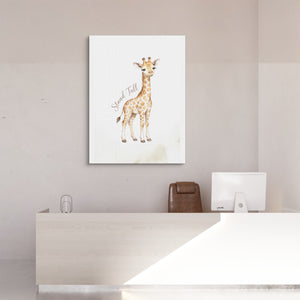 Young Giraffe Smile — young giraffe smile sq reception desk 1port flush print