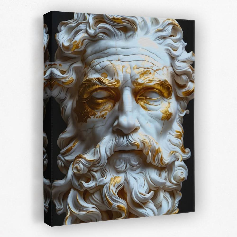 Zeus Bust - Classic Canvas Wall Art
