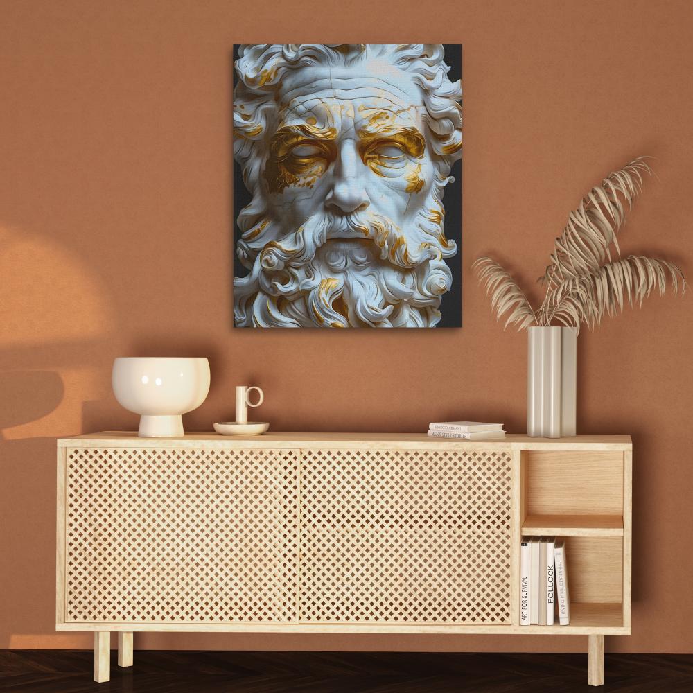 Zeus Bust - Luxury Wall Art