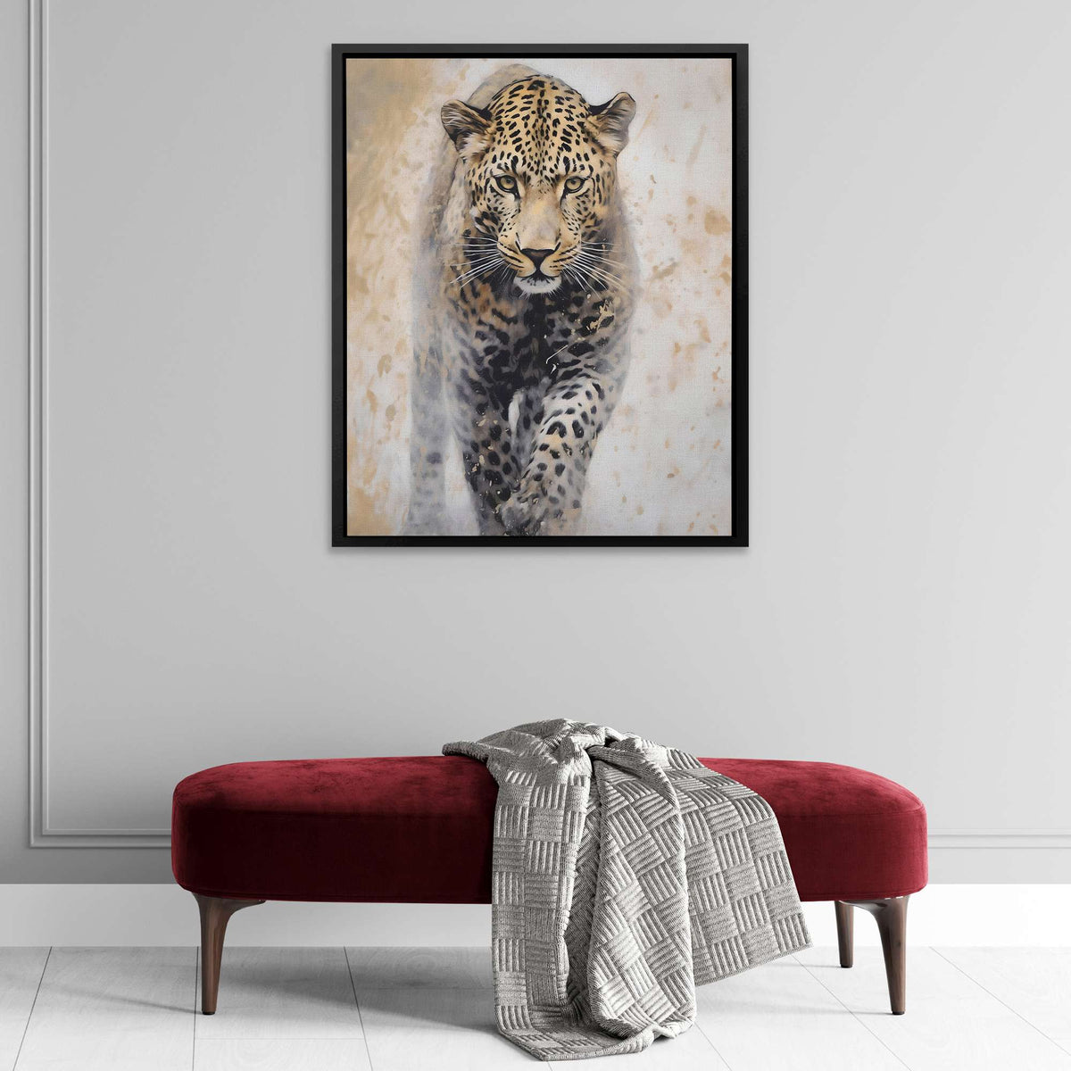 Leopard&#39;s Enigma - Luxury Wall Art
