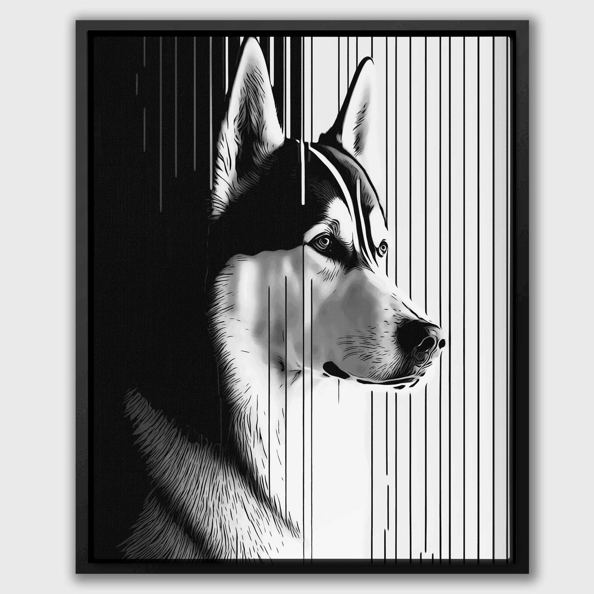 Husky Gaze - Luxury Wall Art