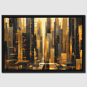 A City of Gold - Luxury Wall Art