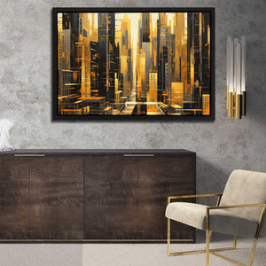 A City of Gold - Luxury Wall Art