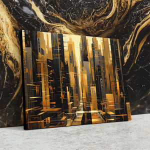 A City of Gold - Luxury Wall Art