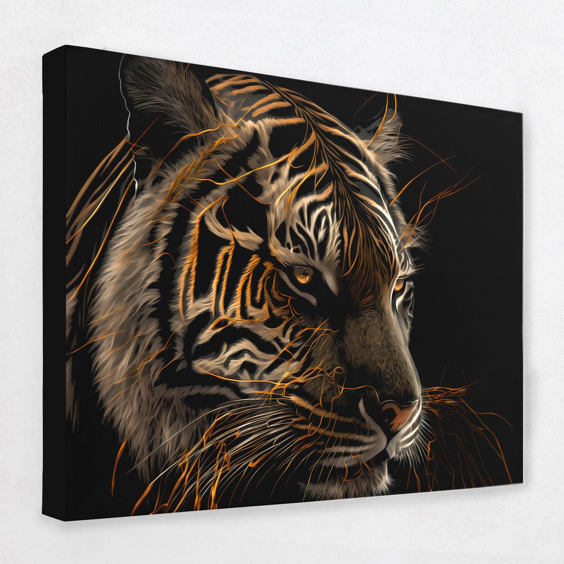 A Tiger's Memory - Luxury Wall Art - Canvas Wall Art
