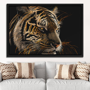 A Tiger's Memory - Luxury Wall Art - Canvas Wall Art