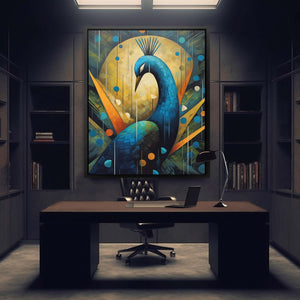 Abstract Avian Beauty - Luxury Wall Art - Canvas Wall Art