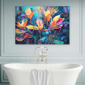 Abstract Blossoms - Luxury Wall Art - Canvas Wall Art