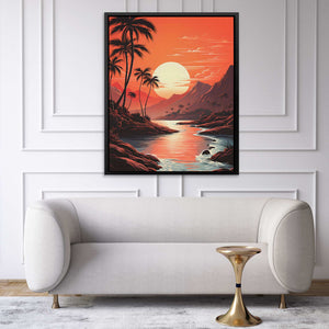 Alabaster Sunset - Luxury Wall Art - Canvas Wall Art