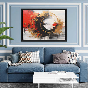 Amber Radiance - Luxury Wall Art - Canvas Wall Print