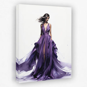 Amethyst Dress - Luxury Wall Art