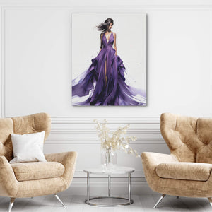 Amethyst Dress - Luxury Wall Art