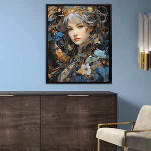 Asian Princess - Luxury Wall Art - Canvas Print