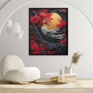 Asian Waves - Luxury Wall Art
