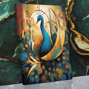 Aurora of the Peacock - Luxury Wall Art - Canvas Print