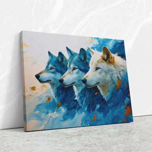 Azul Wolf Pack - Luxury Wall Art