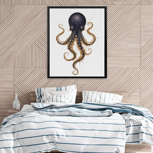 Black Octopus - Luxury Wall Art