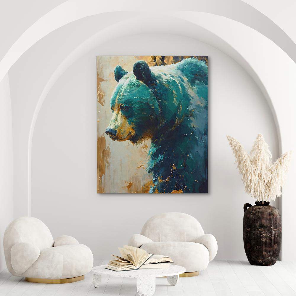 Blissful Bear - Luxury Wall Art