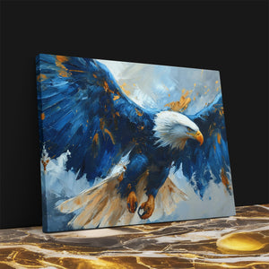 Blue Eagle Flying - Luxury Wall Art