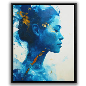 Blue Face - Luxury Wall Art