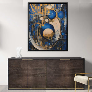 Blue Opulence - Luxury Wall Art - Canvas Print