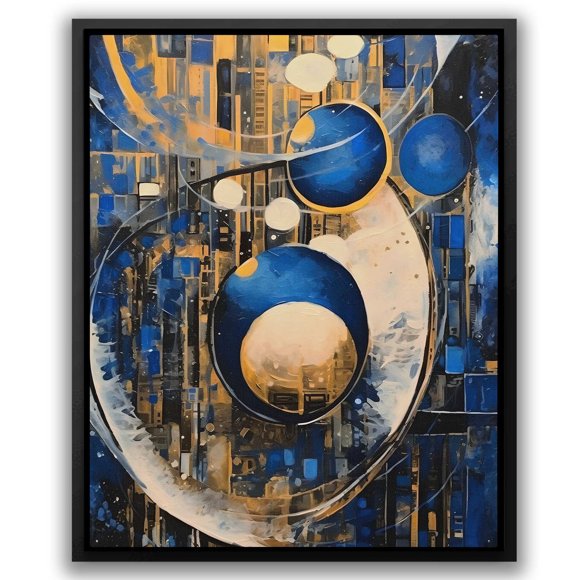 Blue Opulence - Luxury Wall Art - Canvas Print